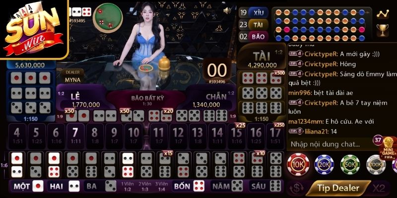 Cách Chơi Sicbo Sunwin Thắng Lớn Từ Các Bậc Cao Thủ 2 Hình thức đặt cược cơ bản