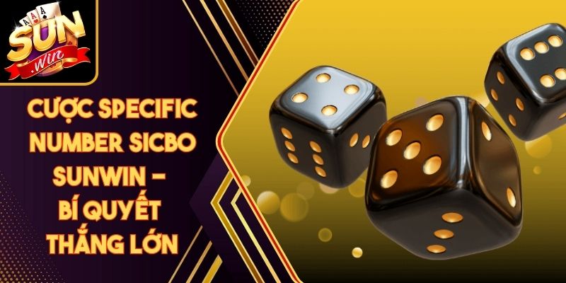 Cược Specific Number Sicbo Sunwin - Bí Quyết Thắng Lớn 2 Cược Specific Number Sicbo Sunwin - Bí Quyết Thắng Lớn