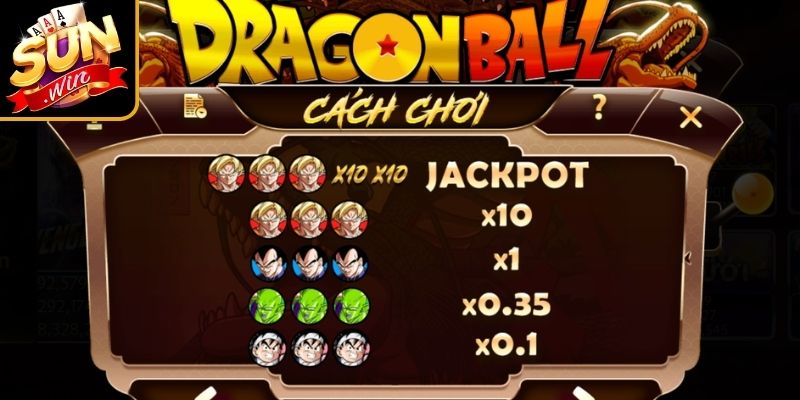 Luật Chơi Dragonball Sunwin Và Cách Săn Hũ Cực Đỉnh 2 Cách tính tiền thắng cơ bản