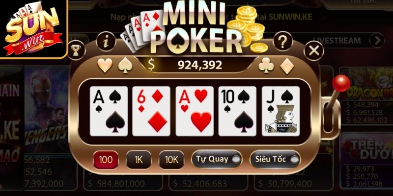 Tìm hiểu bản chất của tỷ lệ thắng Mini Poker Sunwin